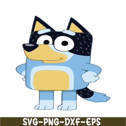 bluey bandit svg pdf png bluey character svg bluey cartoon svg