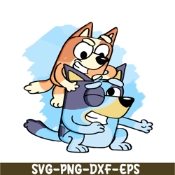 funny bluey siblings svg pdf png bandit and chilli svg bluey family svg