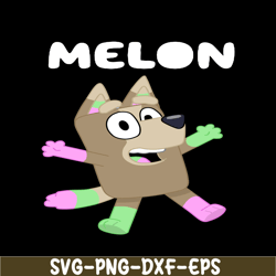 melon bluey svg png pdf