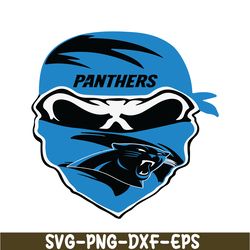 panthers the masked skull svg png dxf eps, football team svg, nfl lovers svg