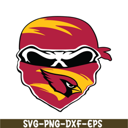 arizona cardinals masked skull png, football team png, nfl lovers png nfl2291123140