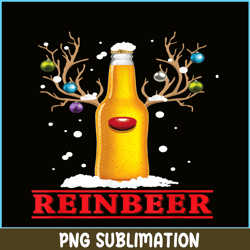 reinbeer png christmas lights beer png santa reindeer drinking png