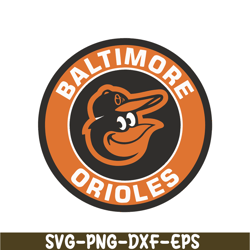 baltimore orioles circle logo svg png dxf eps ai, major league baseball svg, mlb lovers svg mlb30112331