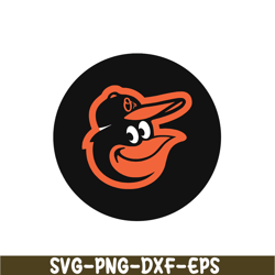 baltimore orioles the black bird svg png dxf eps ai, major league baseball svg, mlb lovers svg mlb30112336