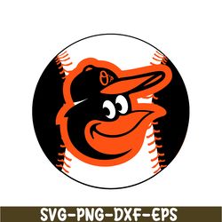 baltimore orioles the bird and ball svg png dxf eps ai, major league baseball svg, mlb lovers svg mlb30112337