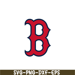 boston red sox the red b svg png dxf eps ai, major league baseball svg, mlb lovers svg mlb30112342