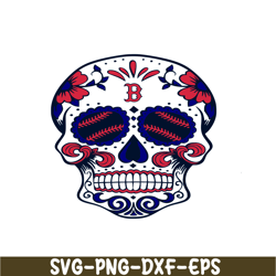 boston red sox the skull svg png dxf eps ai, major league baseball svg, mlb lovers svg mlb30112346