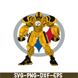 robot steelers png, football team png, robot nfl png