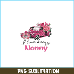 i love being nonny png, pink valentine png, valentine holidays png