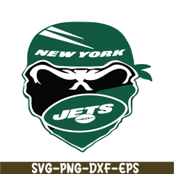 ny jets mask svg, football team svg, nfl lovers svg