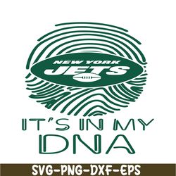 ny jets it's in my dna png, football team png, nfl lovers png