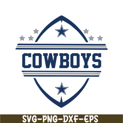 cowboys ball svg, football team svg, nfl lovers svg