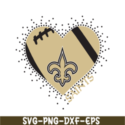 saint heart svg png dxf eps, football team svg, nfl lovers svg