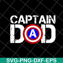captain dad svg, fathers day svg, png, dxf, eps digital file ftd28042112