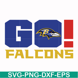 baltimore ravens go falcons svg, baltimore ravens svg, ravens svg, sport svg, nfl svg, png, dxf, eps digital file nfl071