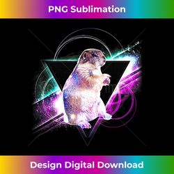 aesthetic galaxy prairie dog - bespoke sublimation digital file - animate your creative concepts