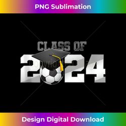 class of 2024 senior graduate graduation day soccer football tank top - eco-friendly sublimation png download - chic, bold, and uncompromising