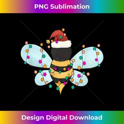 Christmas Honey Bee String Lights For Beekeeper & Bee Lover - Sublimation-optimized Png File - Customize With Flair