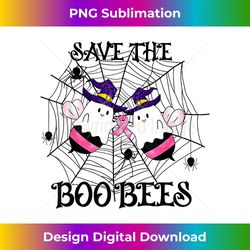 save the boo bees pink ribbon breast cancer funny bees - innovative png sublimation design - spark your artistic genius