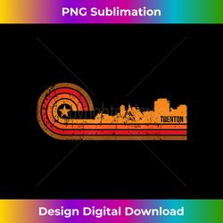 retro trenton t- - trenton nj skyline - edgy sublimation digital file - animate your creative concepts