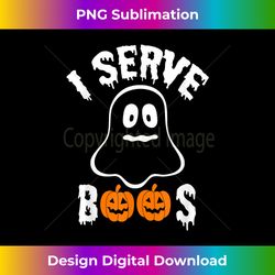 i serve boos bartender halloween boo lover waitress waiter - edgy sublimation digital file - craft with boldness and assurance