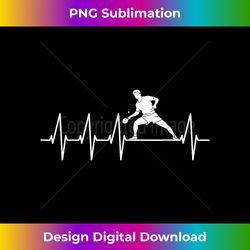 table tennis heartbeat butterfly table tennis player - futuristic png sublimation file - rapidly innovate your artistic vision