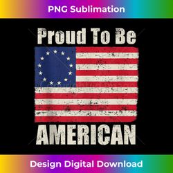 betsy ross flag 1776 revolutionary war proud to be american tank top - chic sublimation digital download - elevate your style with intricate details