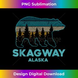 skagway alaska vintage grizzly bear souvenir gift - deluxe png sublimation download - spark your artistic genius