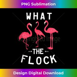what the flock funny pink flamingo beach puns gift tank top 1 - contemporary png sublimation design - rapidly innovate your artistic vision