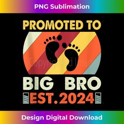 vintage promoted to big brother 2024 baby announcement 2024 tank top 1 - minimalist sublimation digital file - ideal for imaginative endeavors