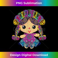 mexican doll, maria, mazahua arte huichol, lele, - luxe sublimation png download - spark your artistic genius