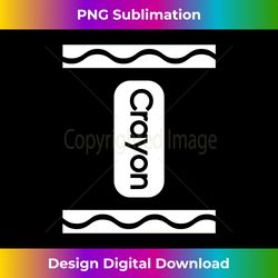 cute-crayon graphic halloween costume group team matching long sleeve - innovative png sublimation design - rapidly innovate your artistic vision