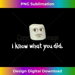 annoying orange i know what you did marshmallow - urban sublimation png design - channel your creative rebel