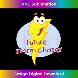 kids future storm chaser t-shirt young meteorologists lightning - deluxe png sublimation download - channel your creative rebel