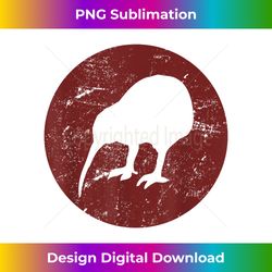 kiwi bird - vintage kiwi bird - minimalist sublimation digital file - ideal for imaginative endeavors