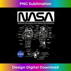 nasa astronaut suit schematic diagram - sublimation-optimized png file - crafted for sublimation excellence