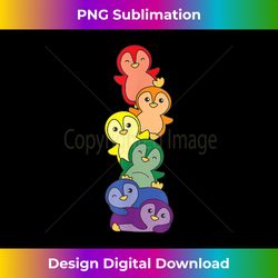 rainbow flag gay pride lgbtq penguin - vibrant sublimation digital download - pioneer new aesthetic frontiers