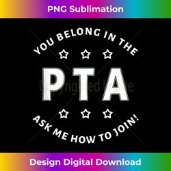 fun school pta parent teacher association promotion art - timeless png sublimation download - chic, bold, and uncompromising