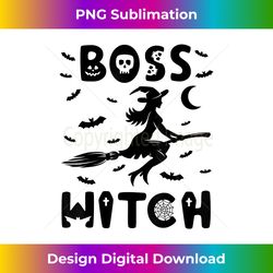 boss witch - funny halloween - sublimation-optimized png file - lively and captivating visuals