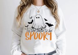 tis the season to by spooky png ,jinting fall sweatshirt for women tis the season svg , sweatshirt autumn pumpkin shirt