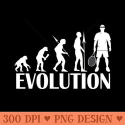evolution of tennis - download png graphics