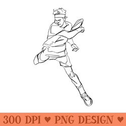 tennis art - png illustrations