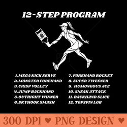 us open funny tennis addict 12-step program - png graphics