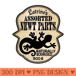 latrine's newt parts - download png graphics