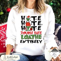vintage hate hate hate double hate loathe entirely sweatshirt