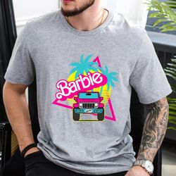 retro jeep barbie shirt,barbie shirt,barbie dream house,barbie and ken,barbie 2023,come on barbie,barbie fan,barbie hear