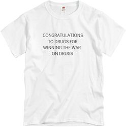 congratulations to drugs shirt - unisex basic promo t-shirt