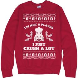 crush a lot nutcracker ugly sweater - unisex ultimate cotton crewneck sweatshirt