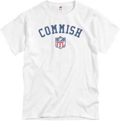 fantasy football commissioner - unisex basic promo t-shirt