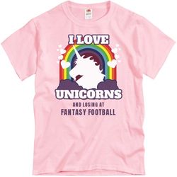 fantasy football unicorn loser - unisex basic t-shirt